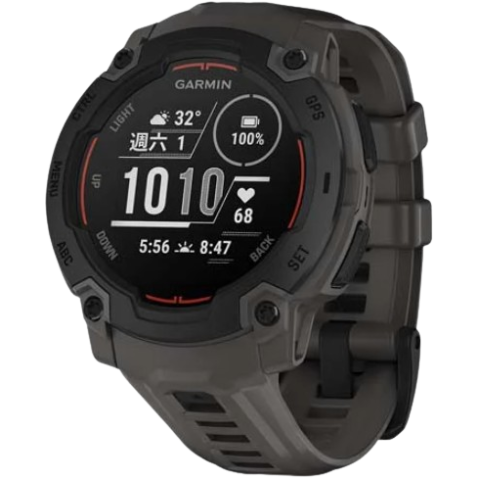 Garmin 010-02933-13 Instinct E – 45 mm 本我系列 GPS 智慧腕錶 (石墨灰)